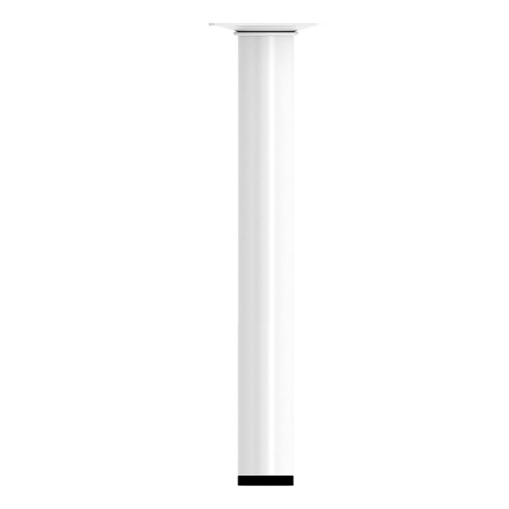 MØBELBEN REI STÅL Ø30X300MM HVIT