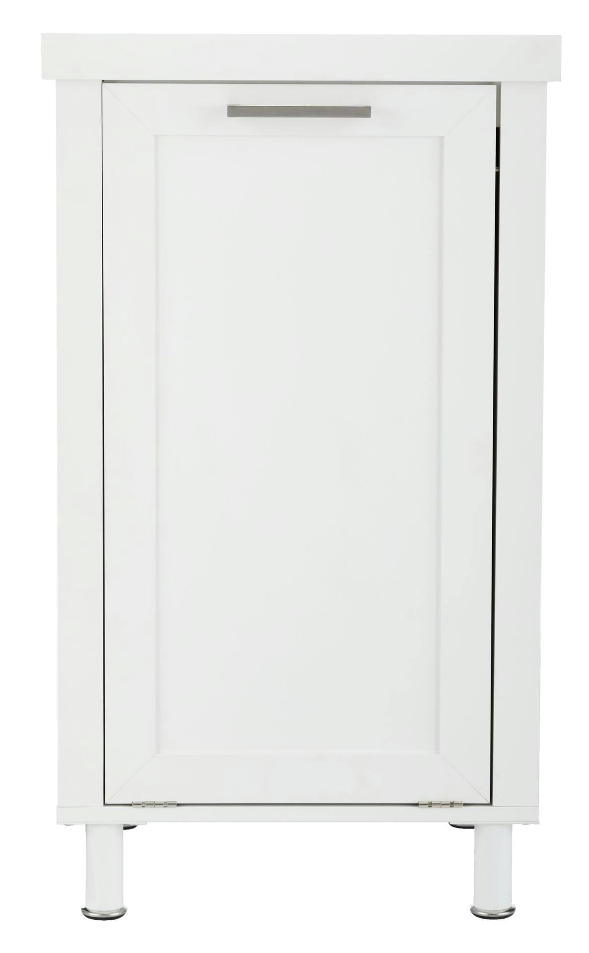 For Living Tilt-Out Laundry Hamper, White