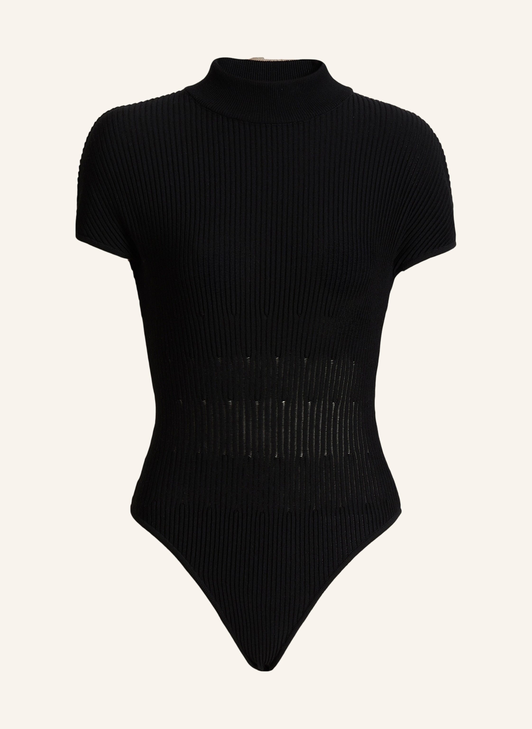 BALMAIN Body aus geripptem Gewebe