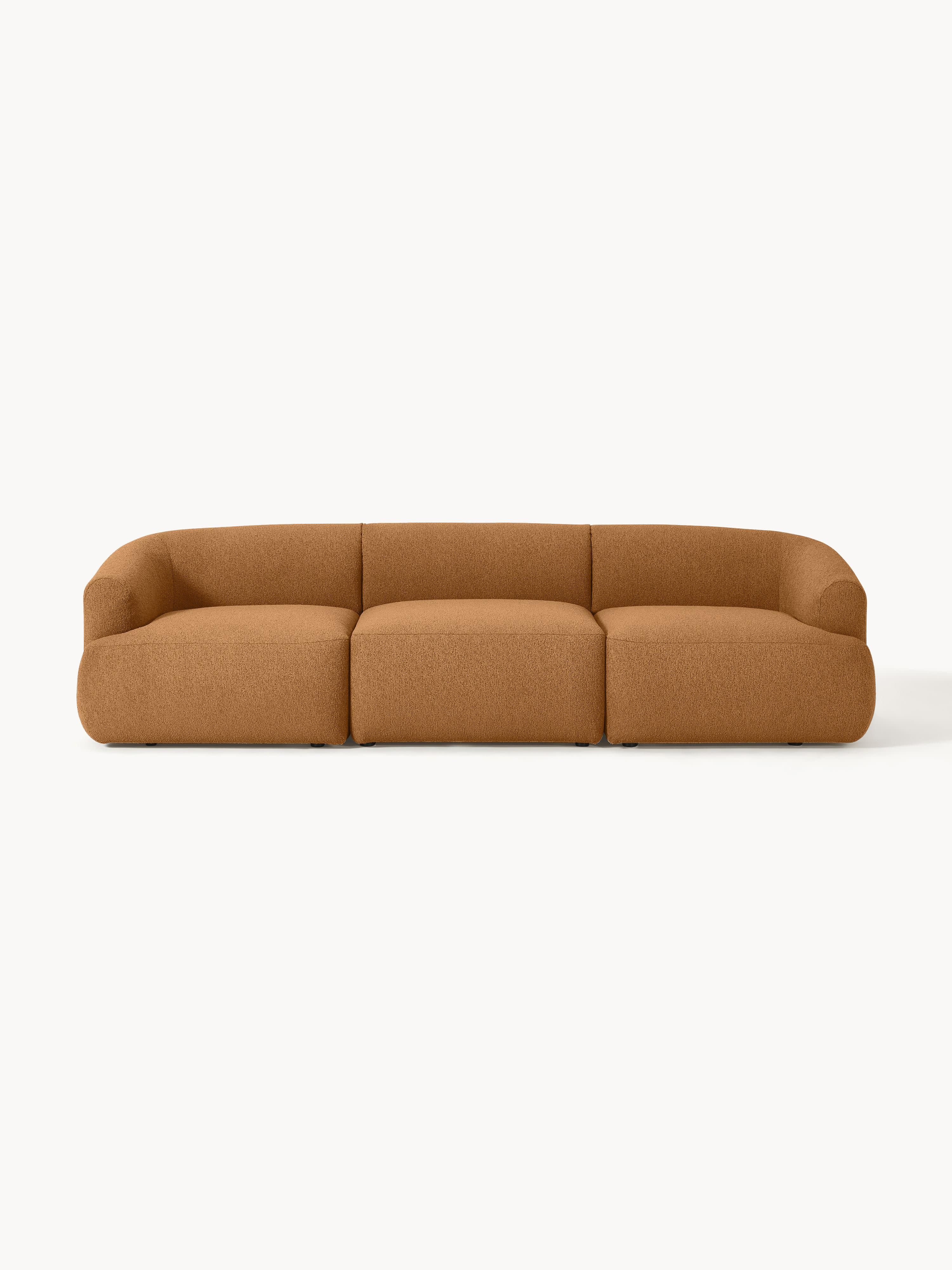 Modulares Bouclé-Sofa Sofia (3-Sitzer)