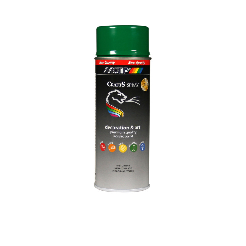 Peinture en spray Crafts vert menthe brillante 0,4 L MOTIP