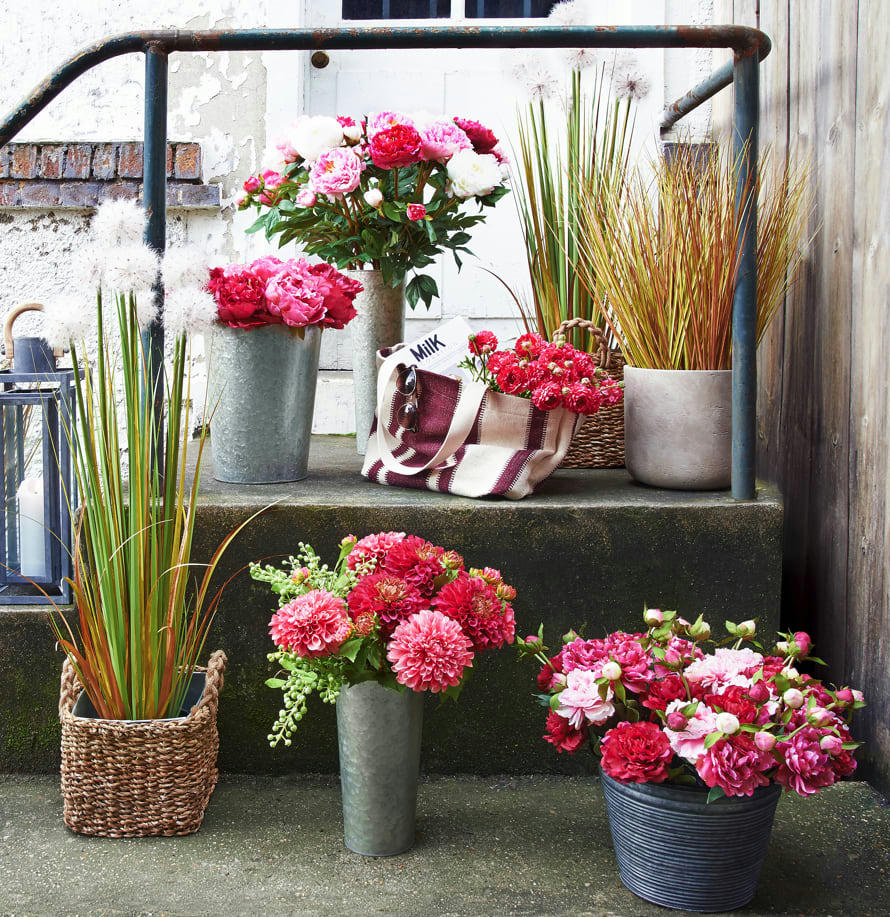 JARDIN - Pivoine artificielle Jardin H85cm