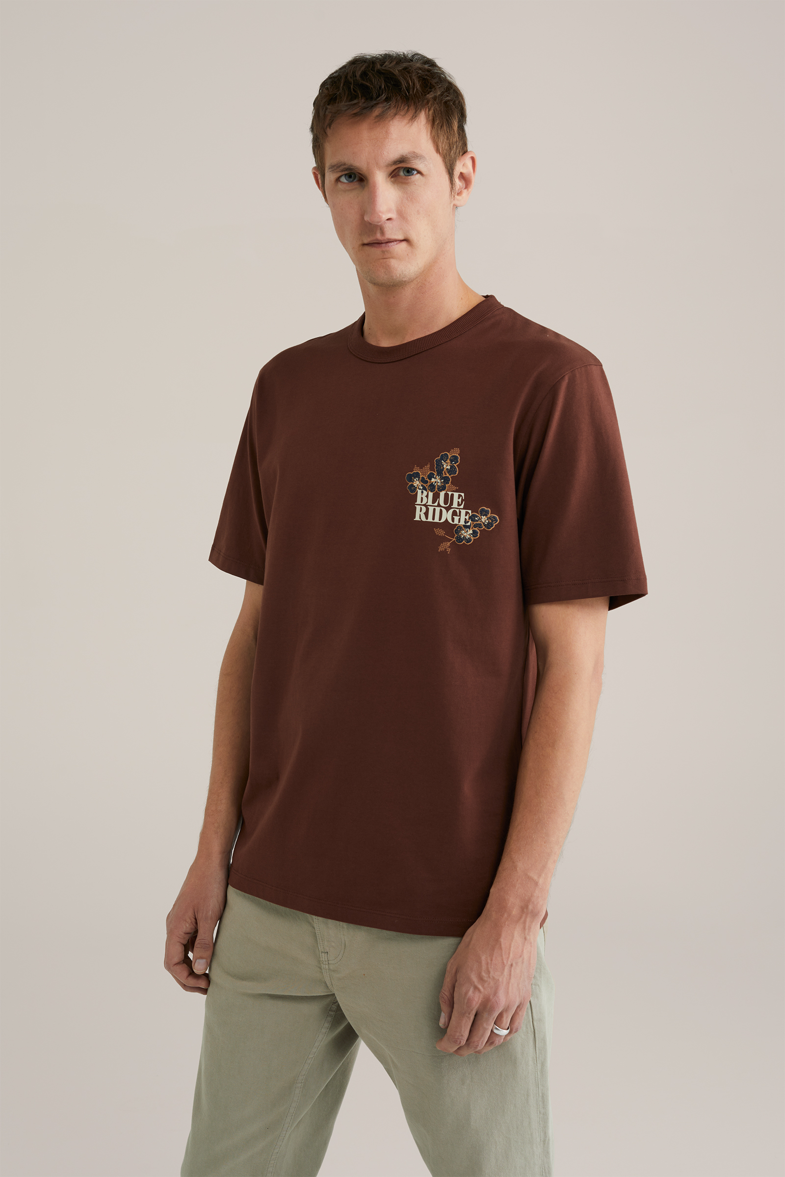 Heren Relaxed fit T-shirt met print