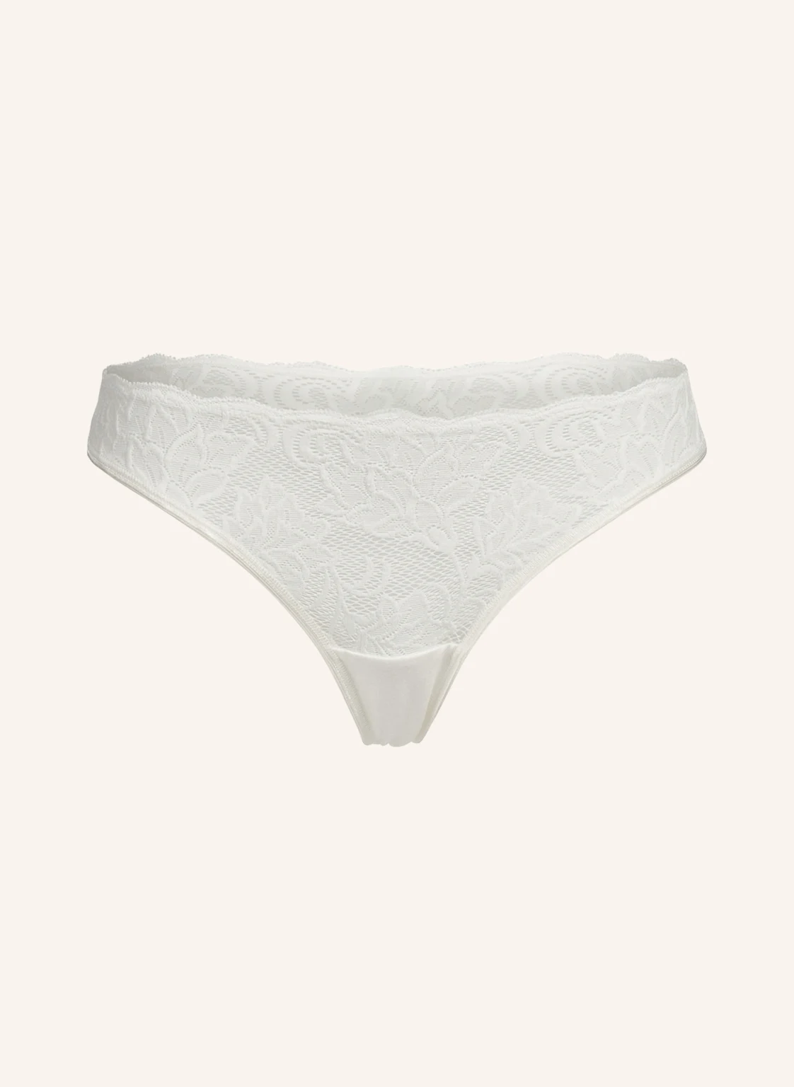 erlich textil Emilia String mit Spitze und Polyamid - florales Motiv