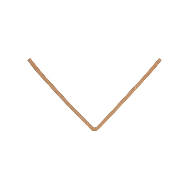 Cornière d'angle en PVC chêne clair 260 x 2,5 x 2,5 cm