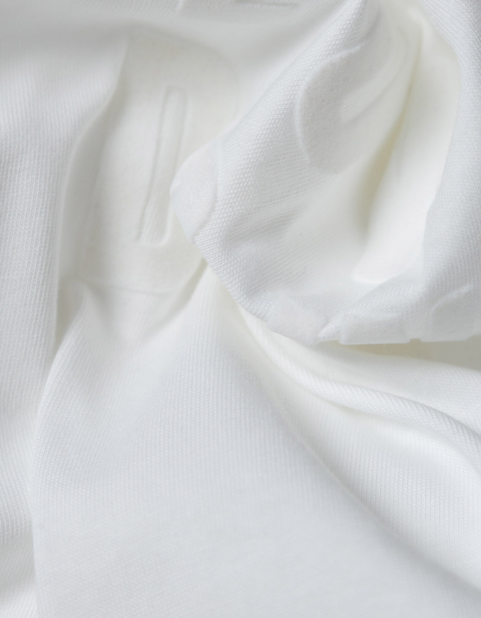 T-shirt blanc message flocage velours Homme