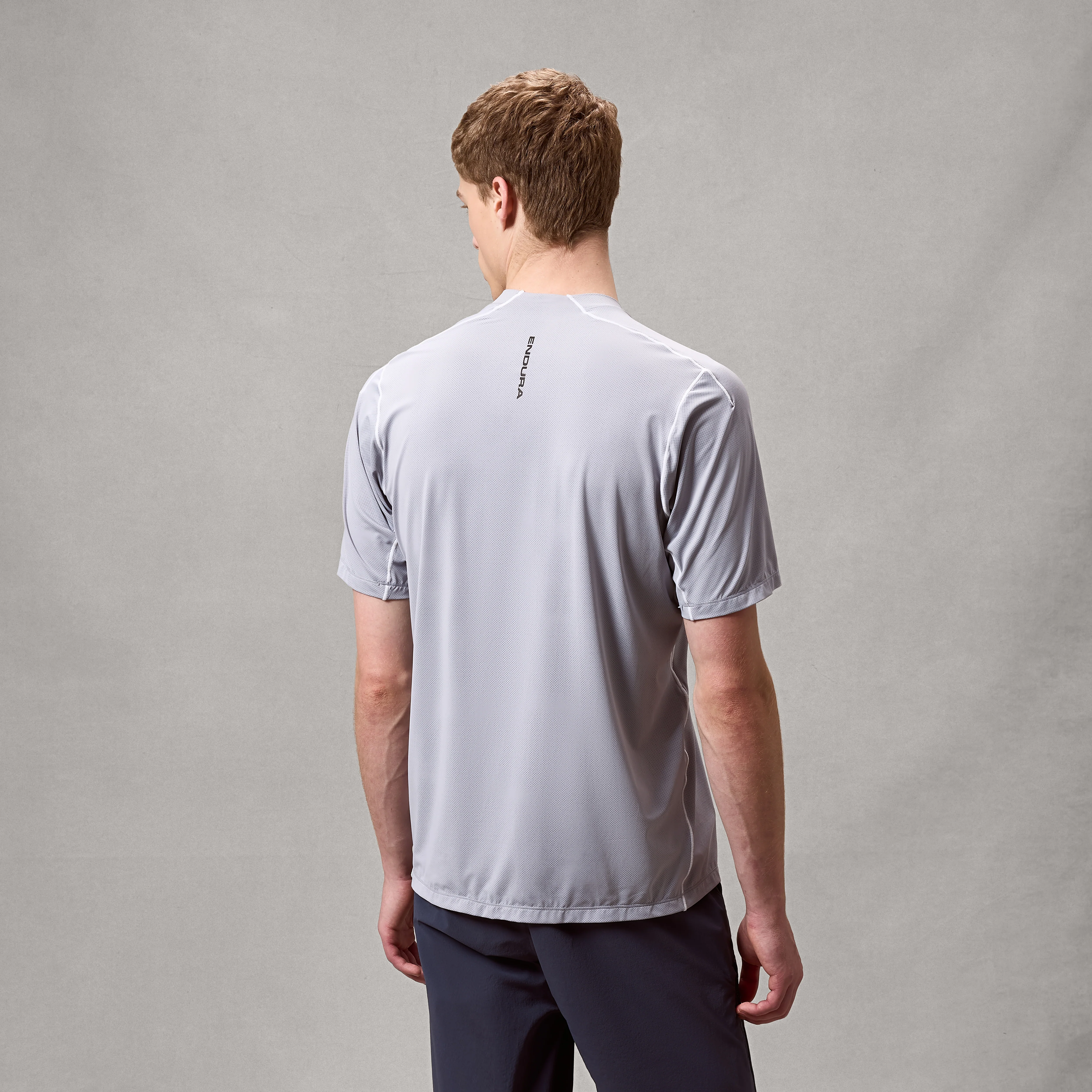 Men's AllTrack Rout S/S Tech Tee - Aluminium