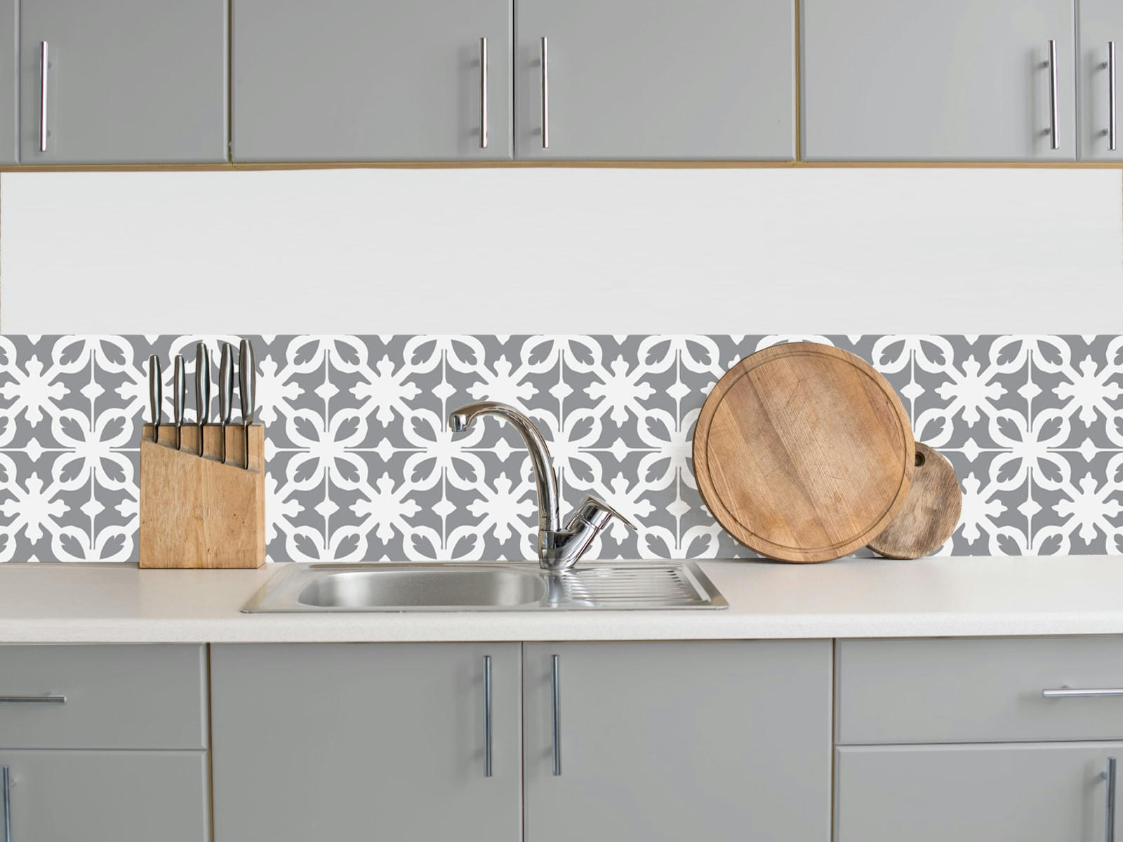 - Crédence adhésive castiglione gris 40cmx2m