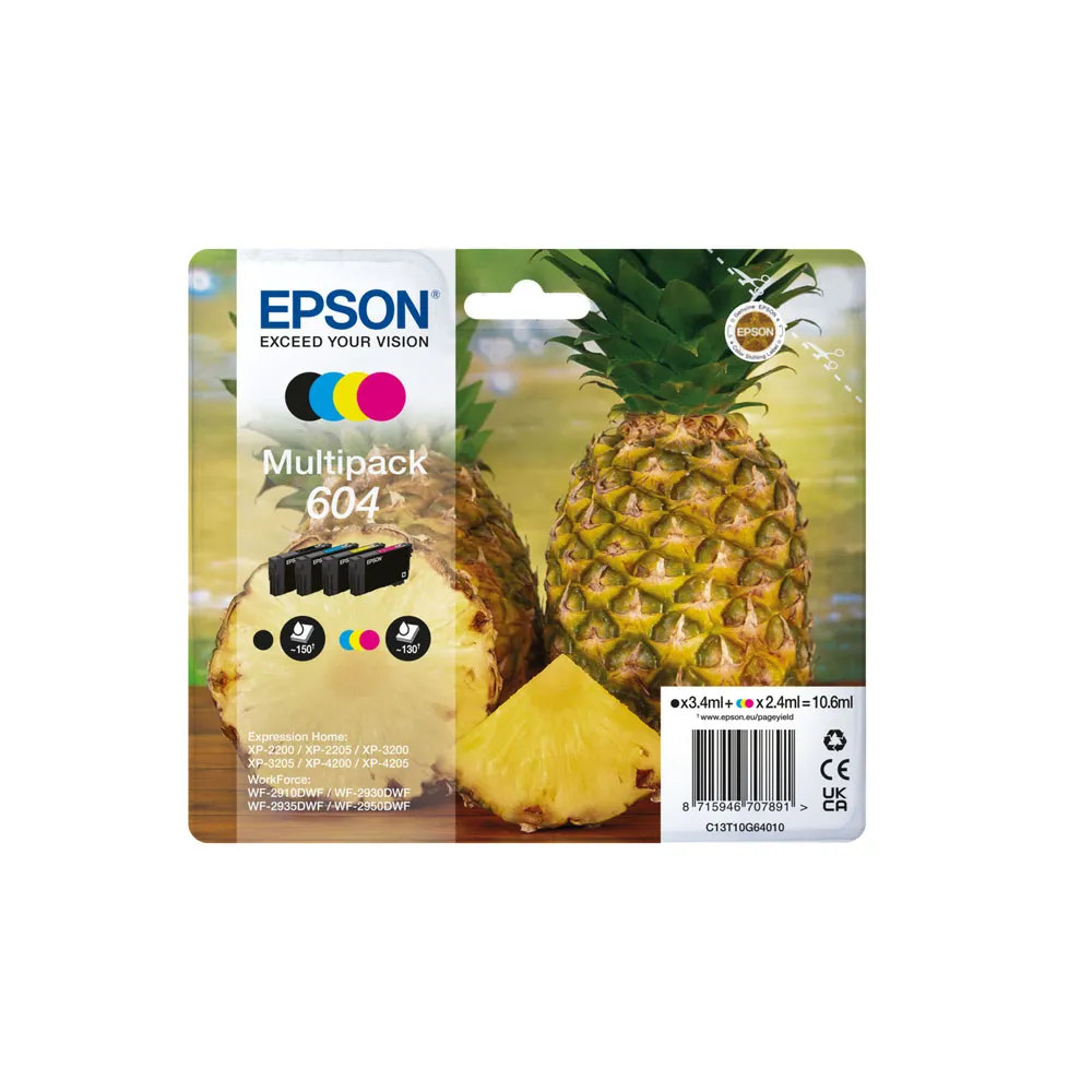 Epson Multipack 4 Colors 604 ink cartridge