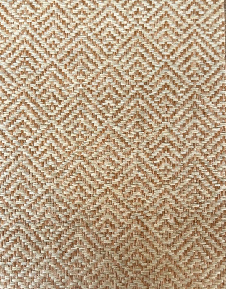 Catchii Behang Weave Mandala White Sand