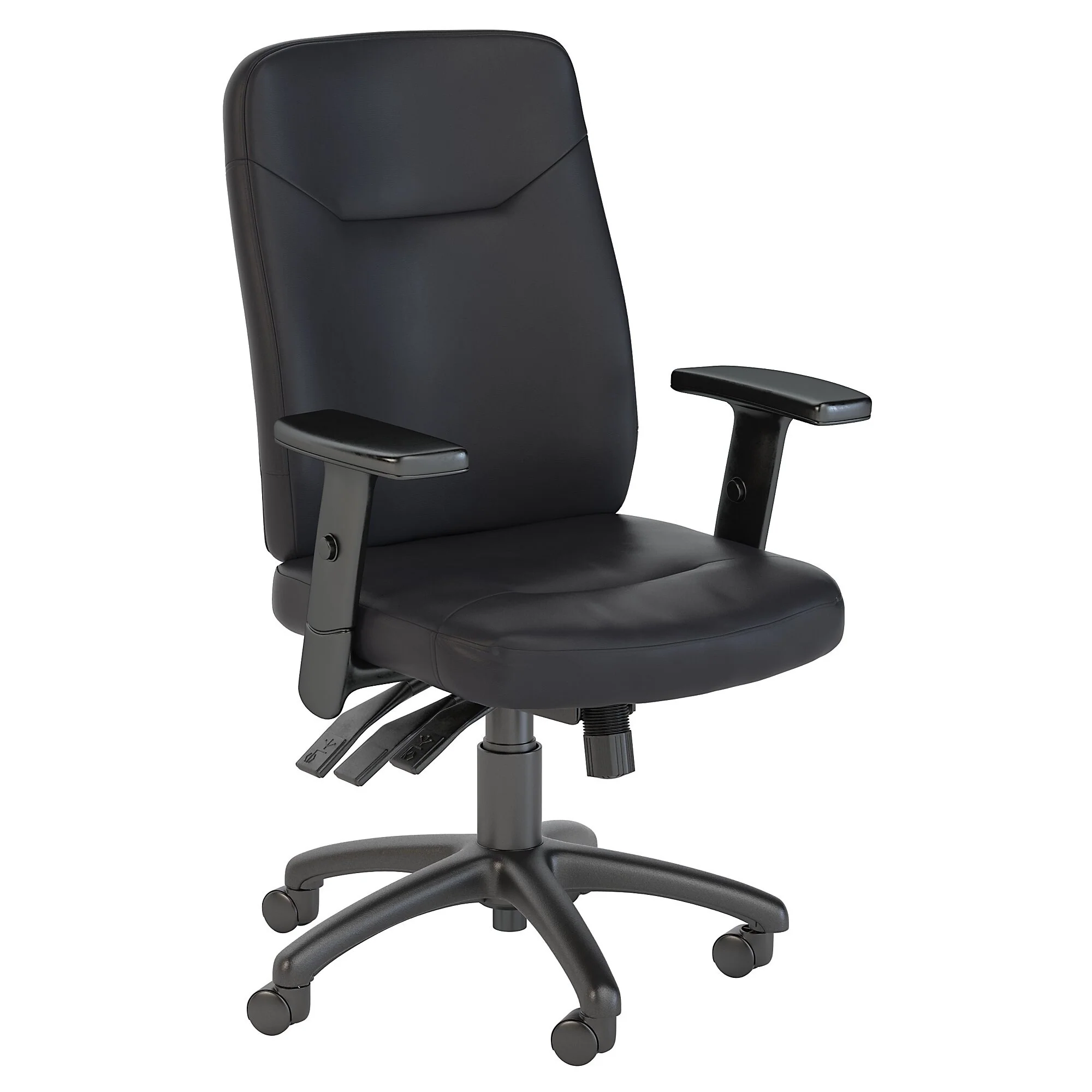 Stanton High Back Multifunction Leather Executive Office Chair