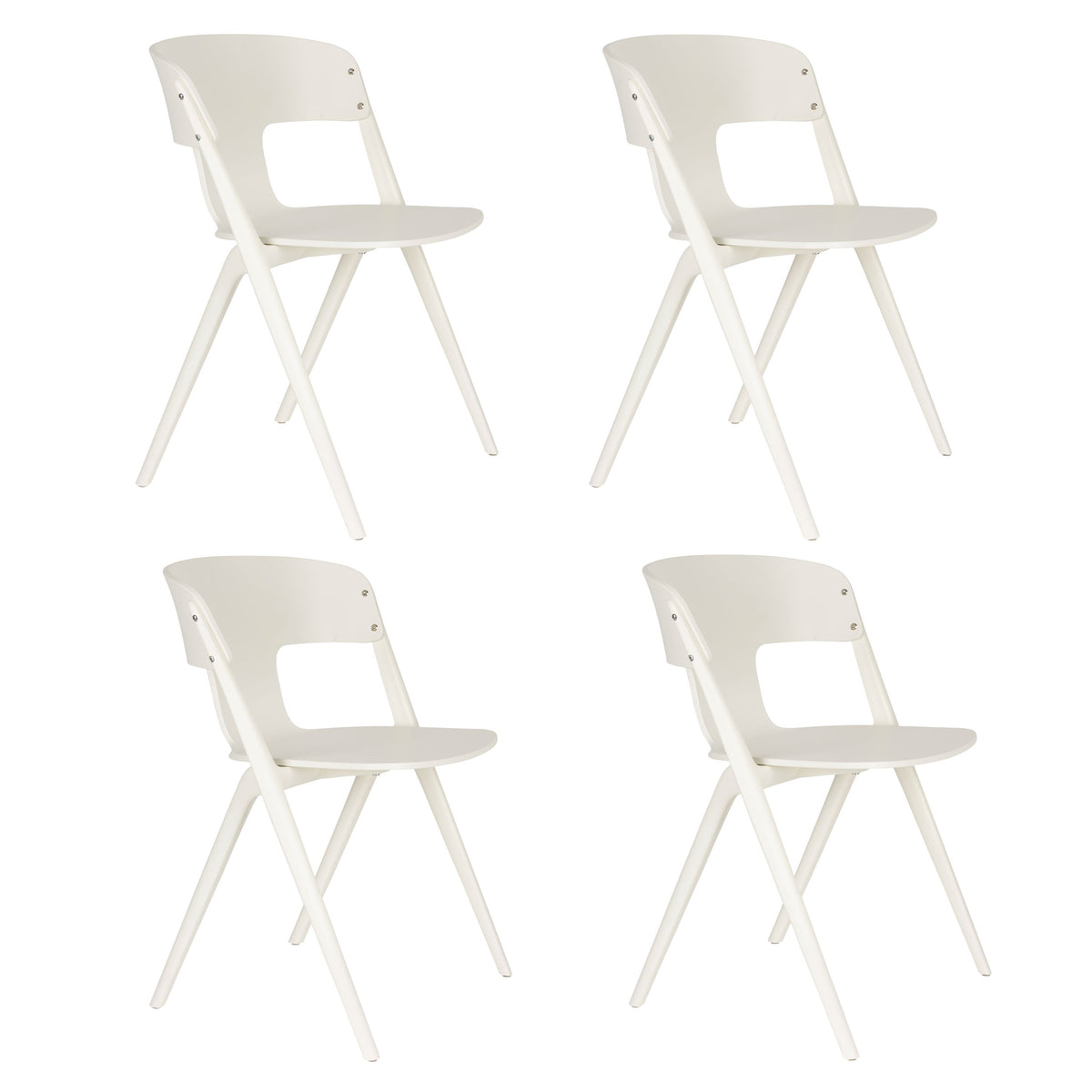Zuiver Horizon Tuinstoel Off-White - Set van 4