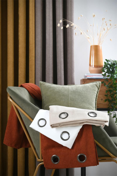 Poduszka Dekoracyjna DANDY 40x60 cm Jasnobeżowa Sztruks do Salonu