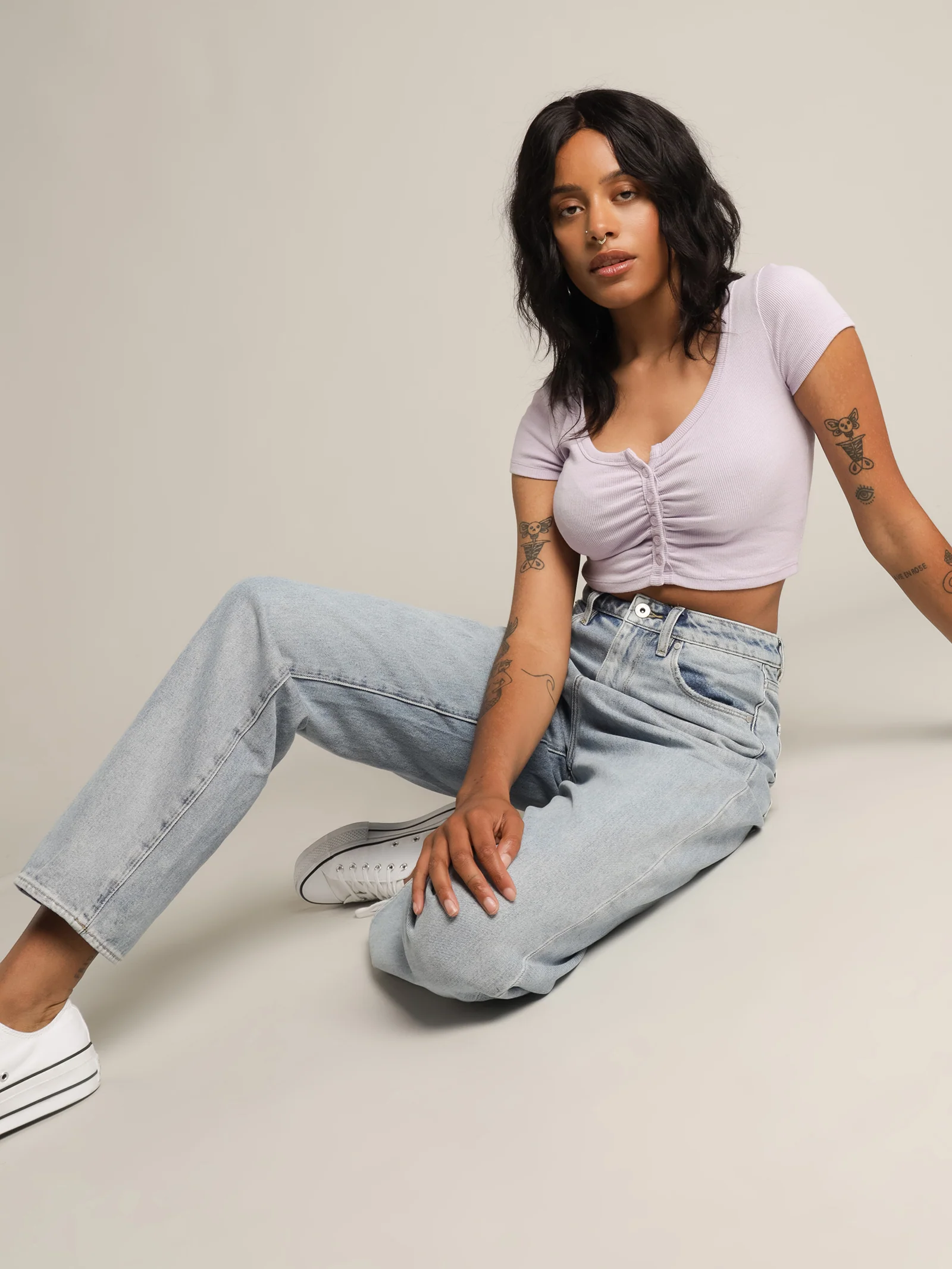 Hailey Baggy Straight Leg Jeans