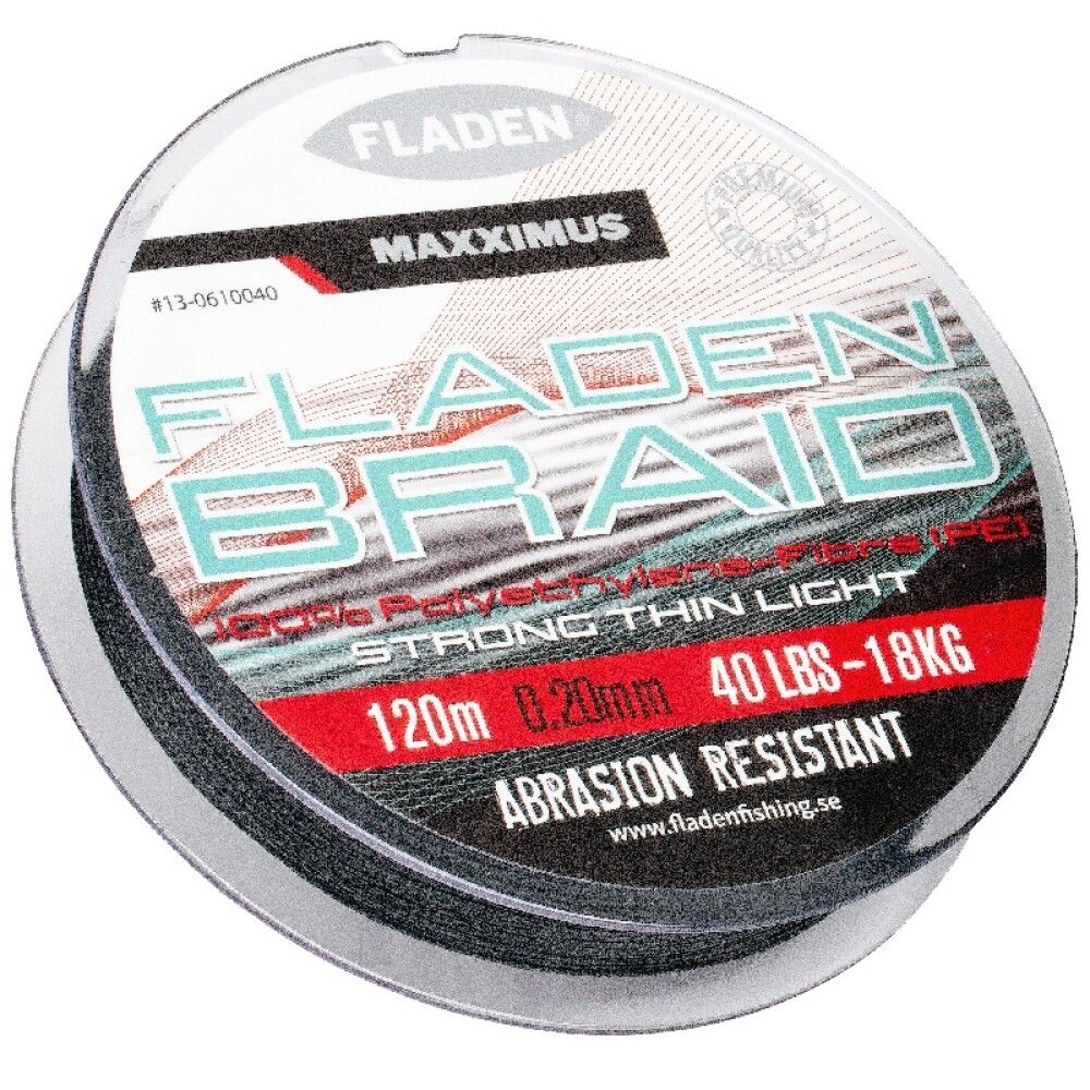 FISKELINE FLADEN FISHING FLETTET Ø0,20MM 120M