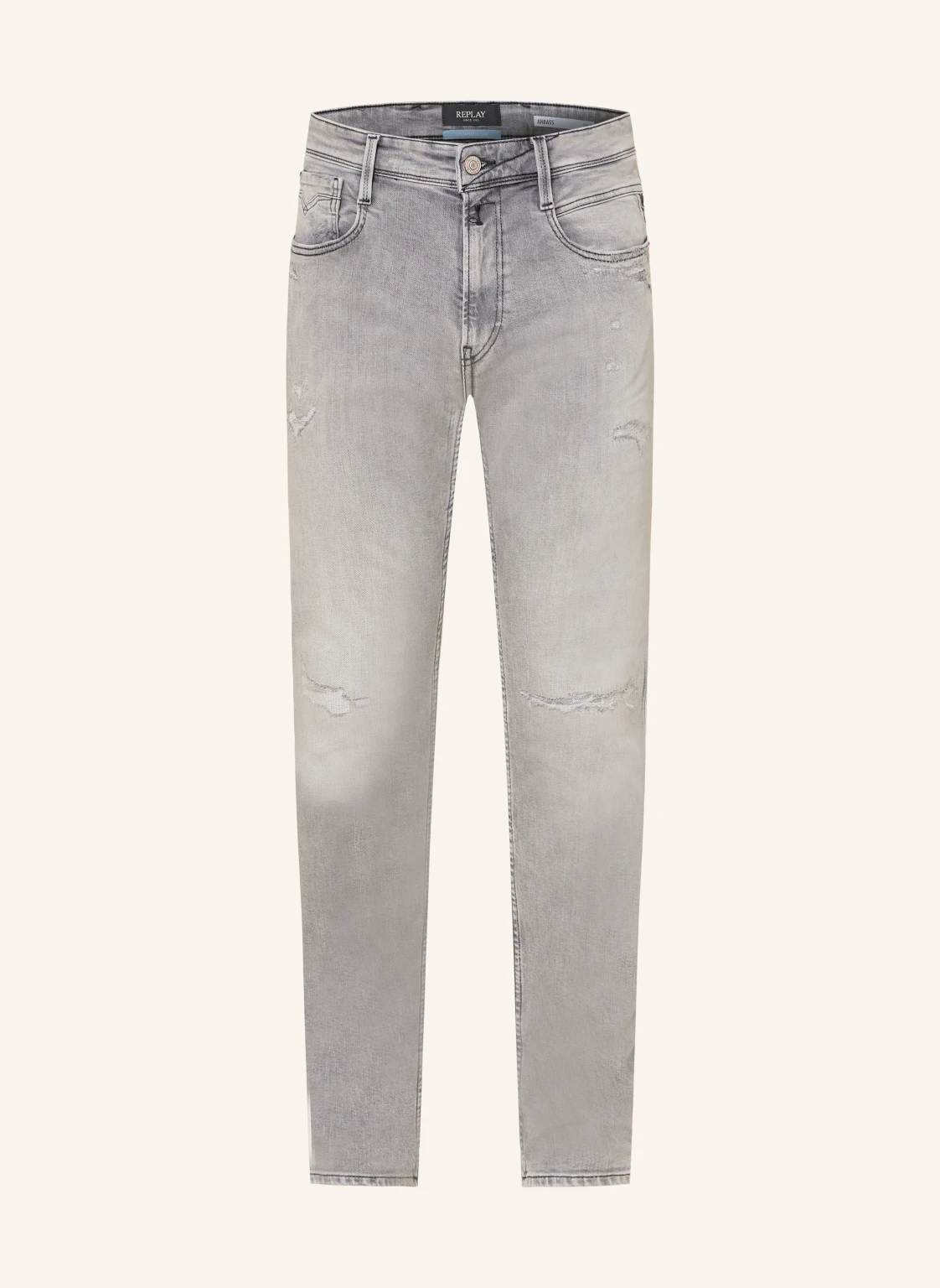 REPLAY Destroyed Jeans ANBASS Slim Fit