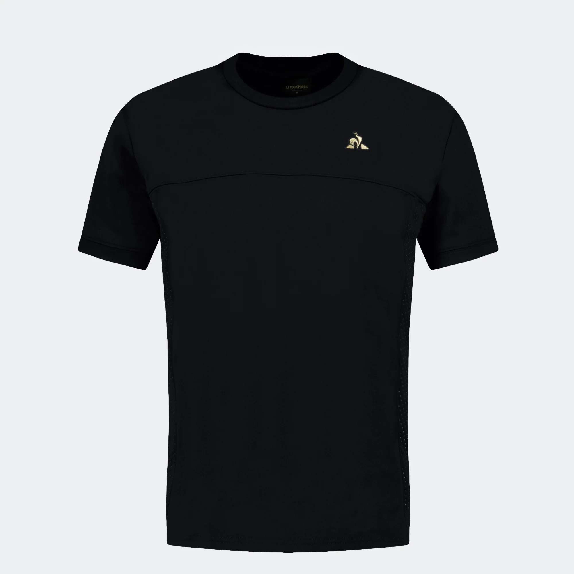 T-shirt Coq d'or avec empiècements côtés texturés