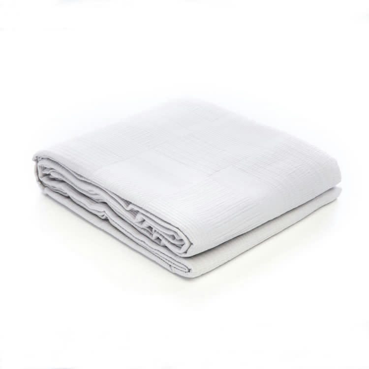 ALENQUER - Dessus De Lit en Coton Gris 280x260 cm