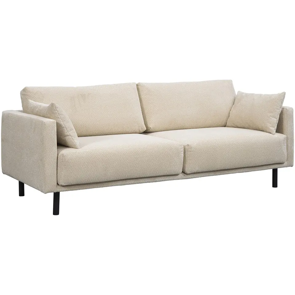 Bank Siem 3-zits - stof Egon - beige