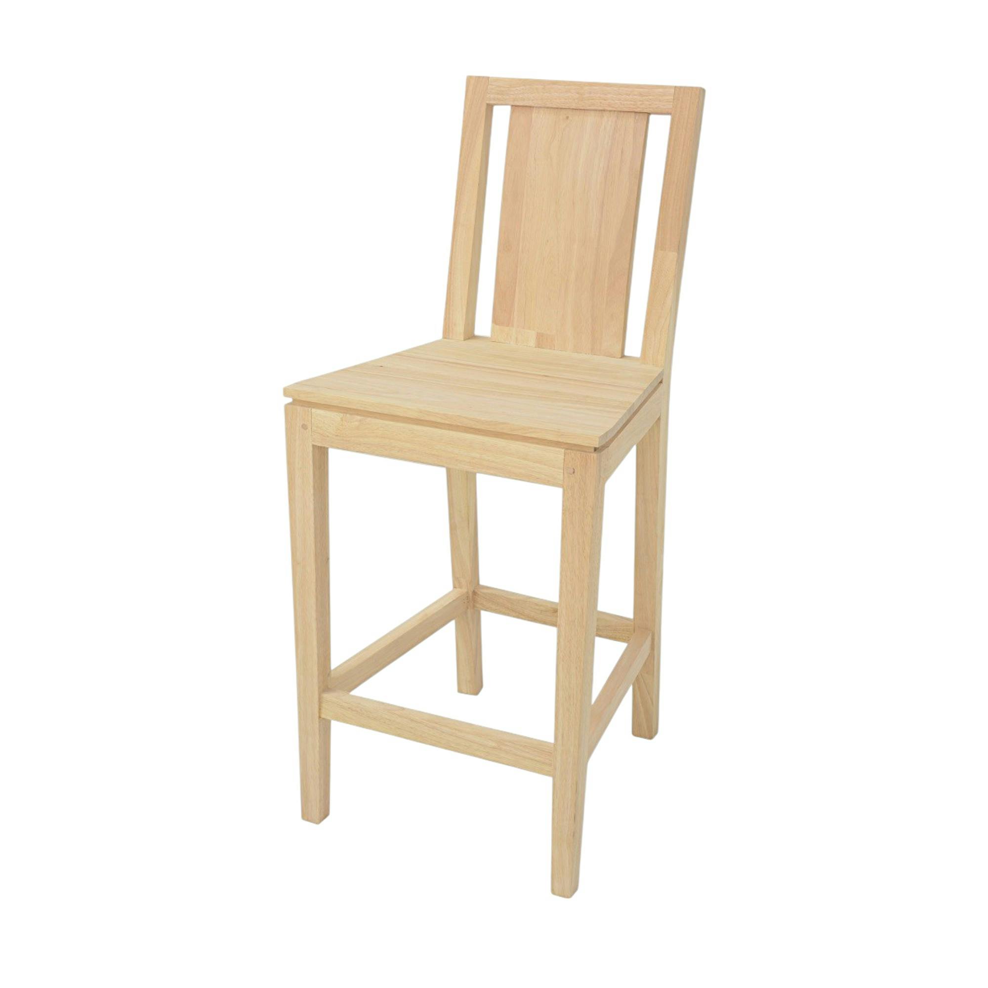 Tabouret de bar Hévéa 42x46x97 HELENA