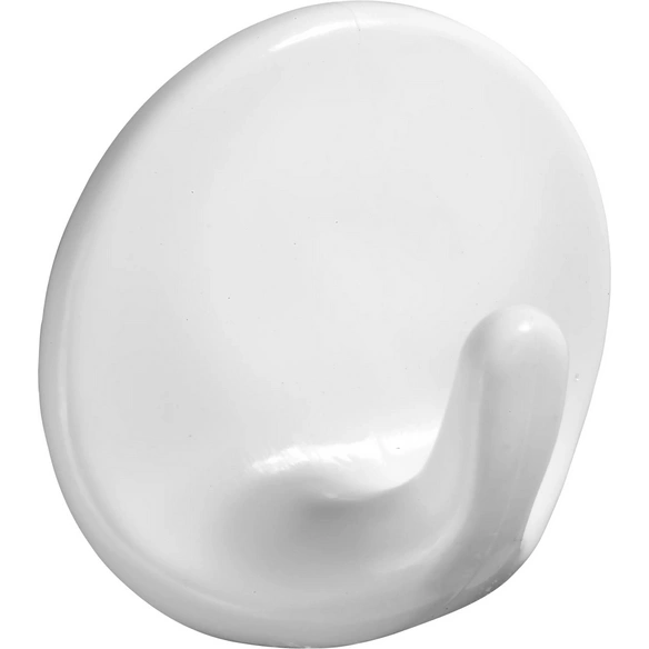 Klebehaken, D. 36mm, weiß