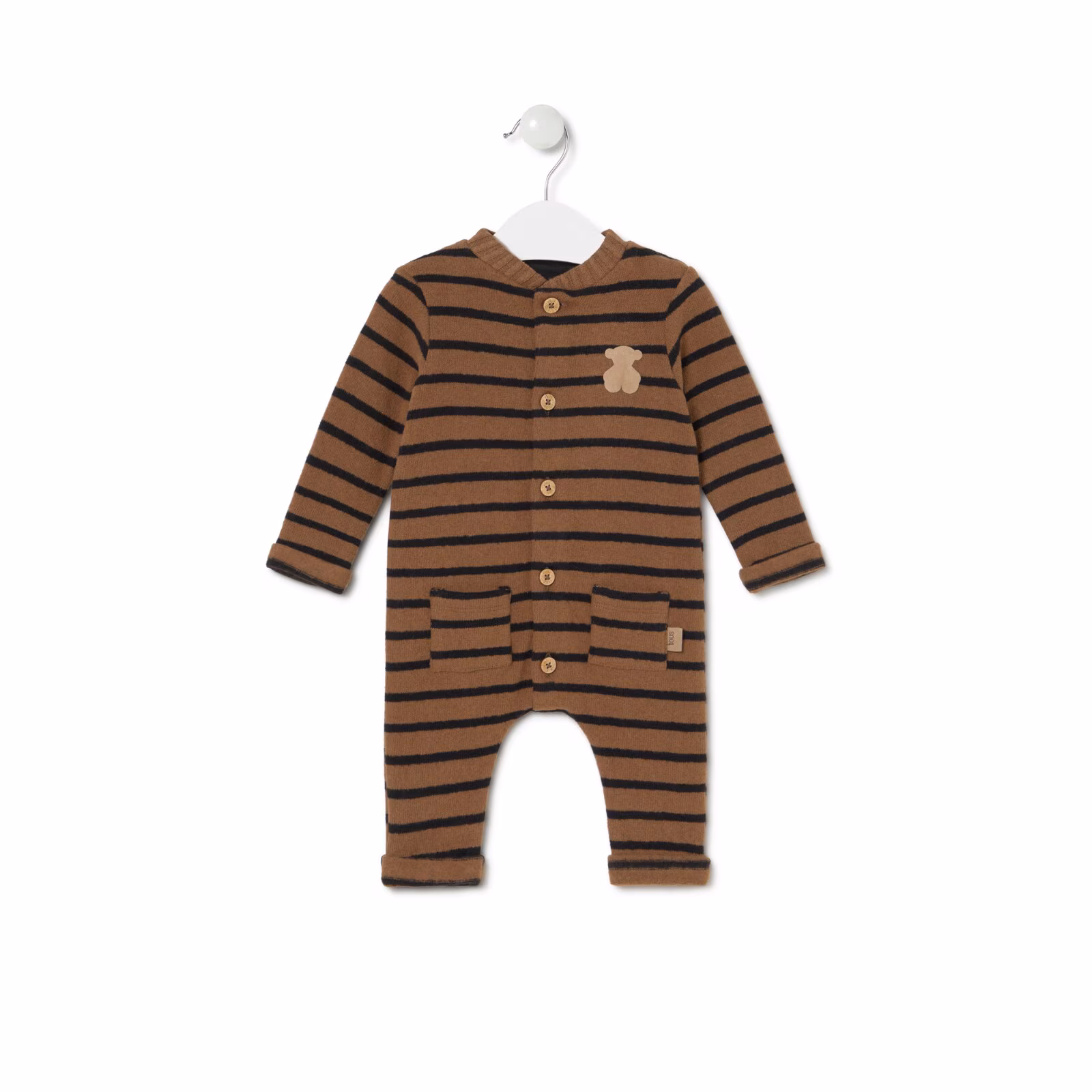 Pelele sin pies de bebé Brown beige