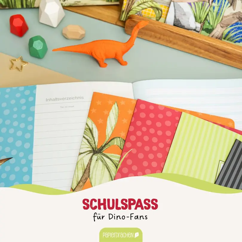 Schreibheft 8er-Set Welt der Dino