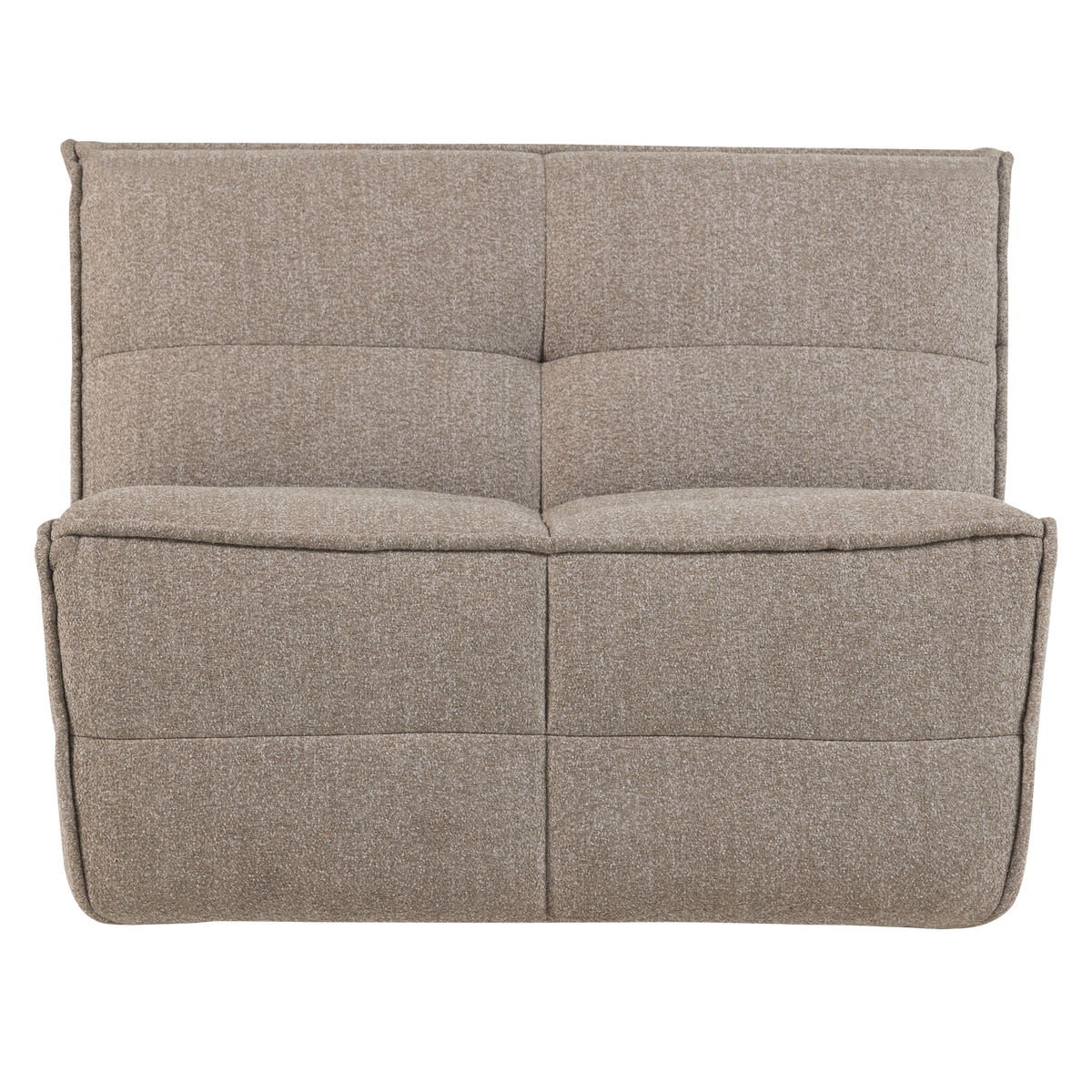 vtwonen 1-zits element Cluster - Bouclé - Khaki Bruin - 82x105x93
