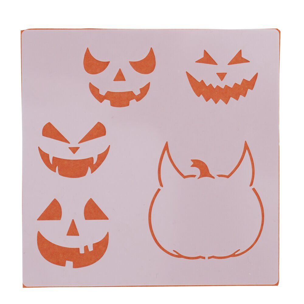 Pochoir Halloween 4 pièces