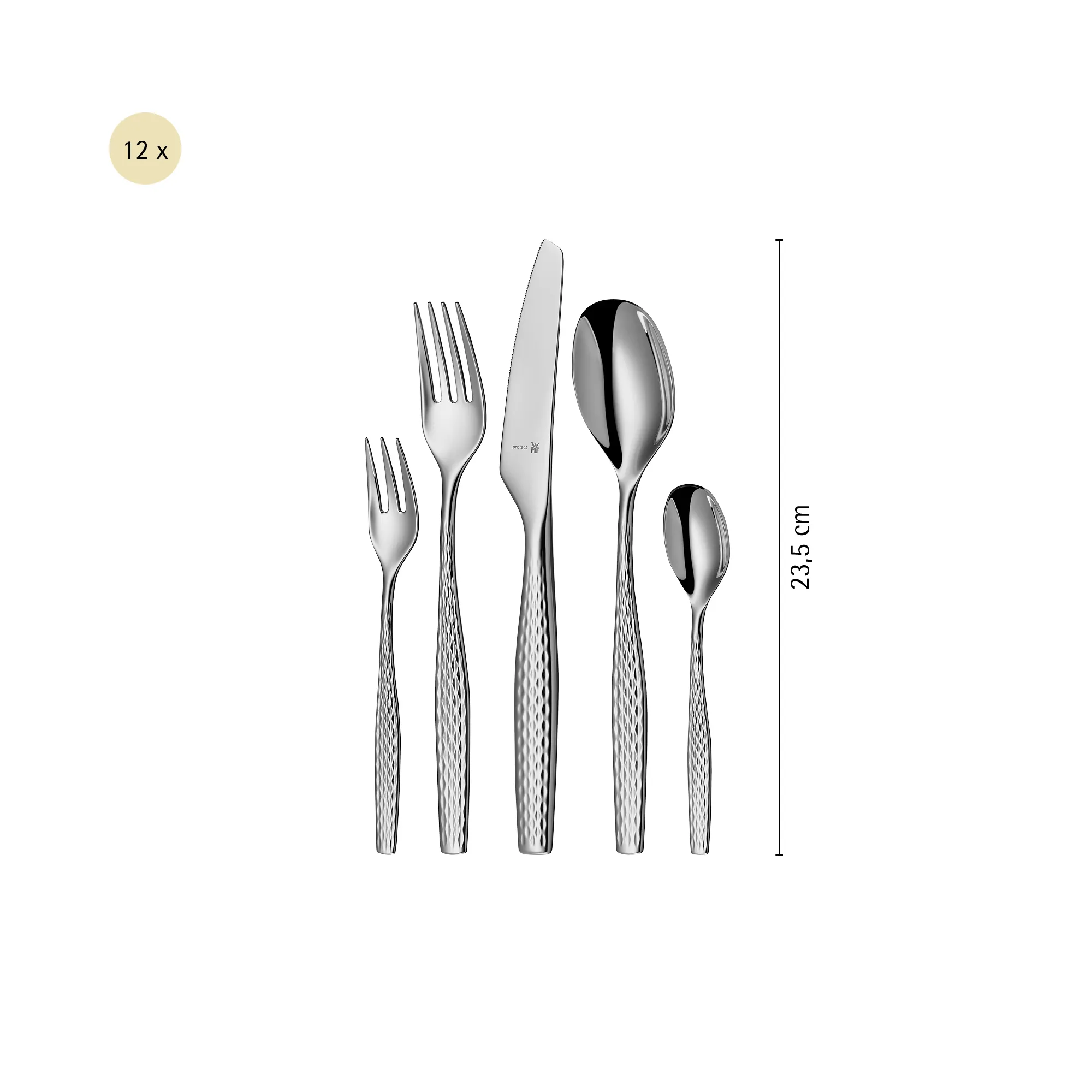 Cutlery Set WMF Sentic, Cromargan protect®, 66-piece