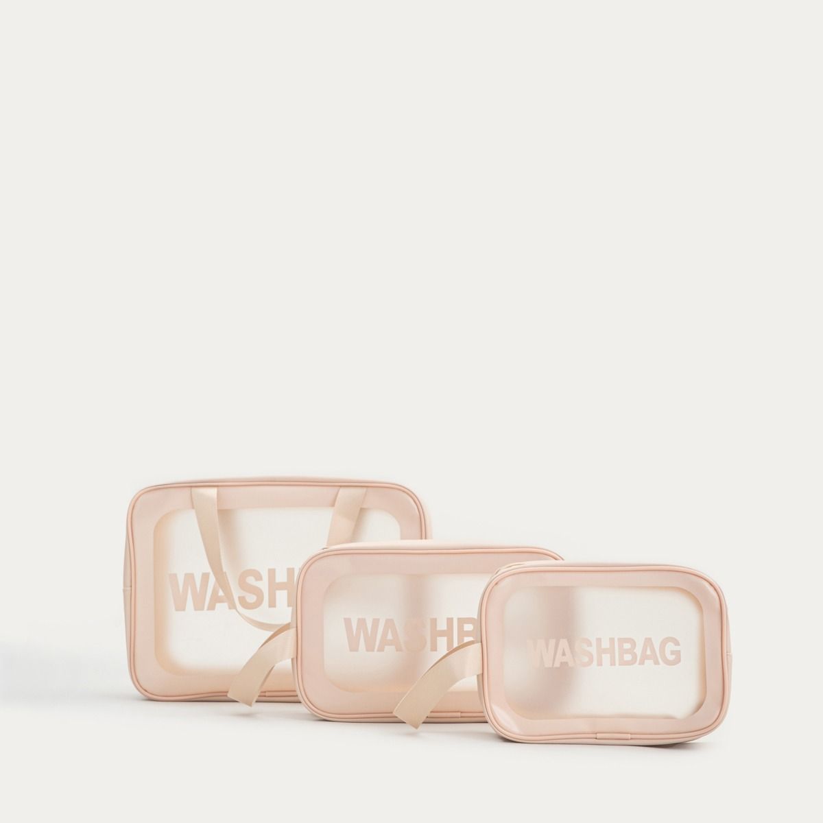 Zestaw kosmetyczek EMERETH beżowych 3 szt.