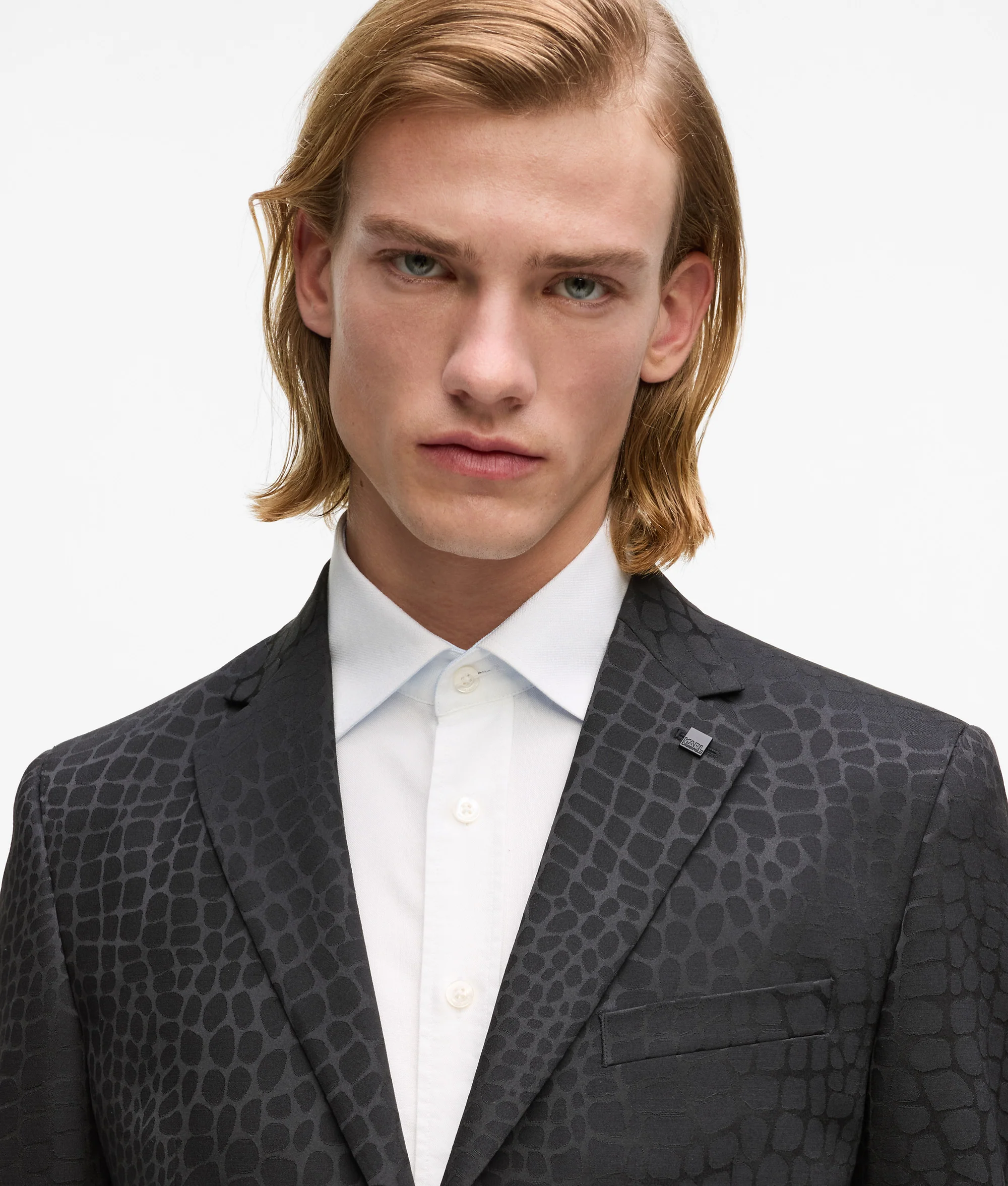 Blazer à motif façon all-over