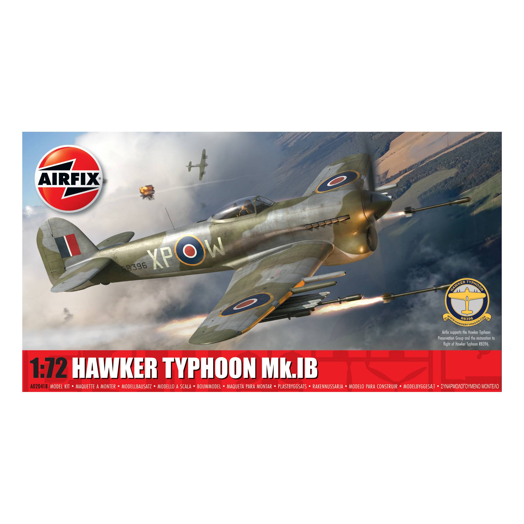 Airfix Hawker Typhoon Mk.IB Model Kit 1:72