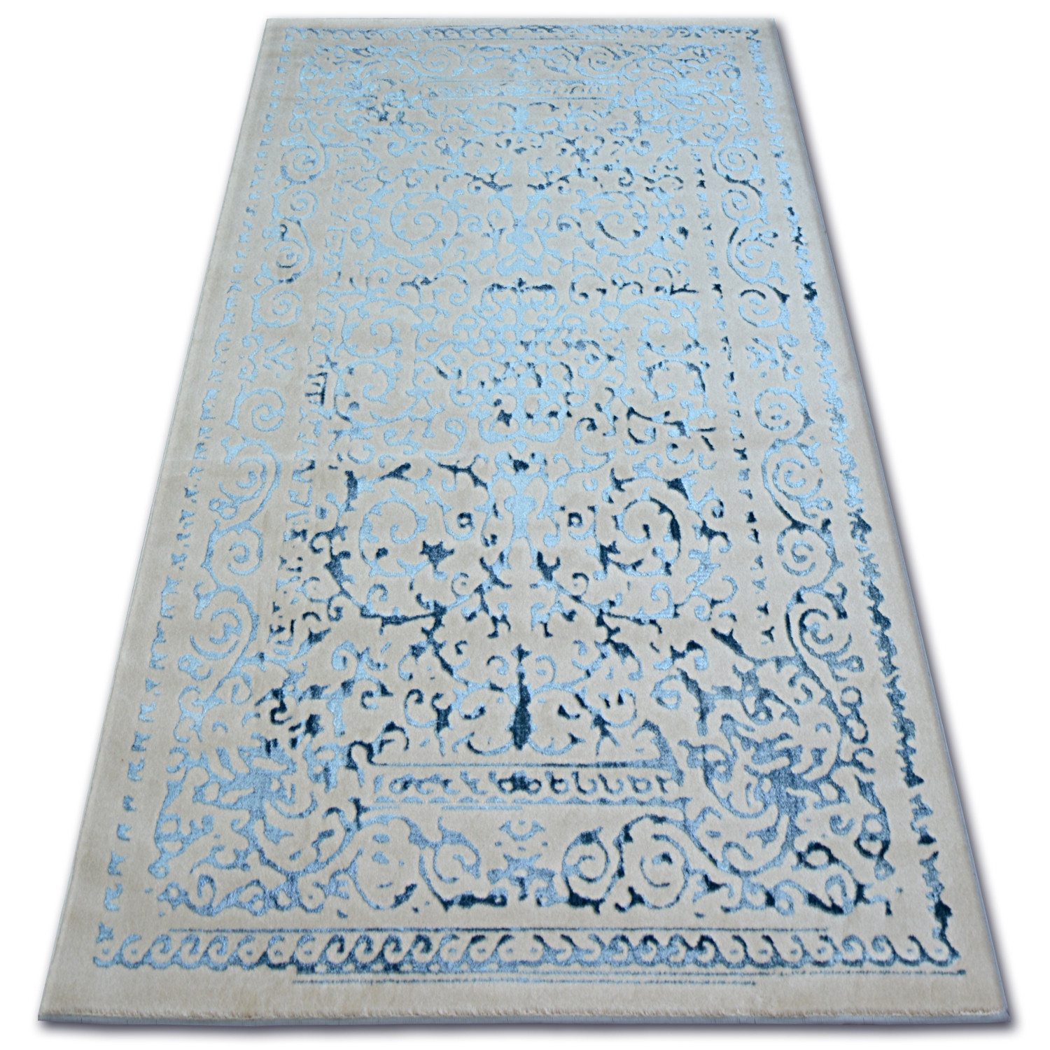 Dywan AKRYL MANYAS 0916 Grey/Blue 80x150 cm