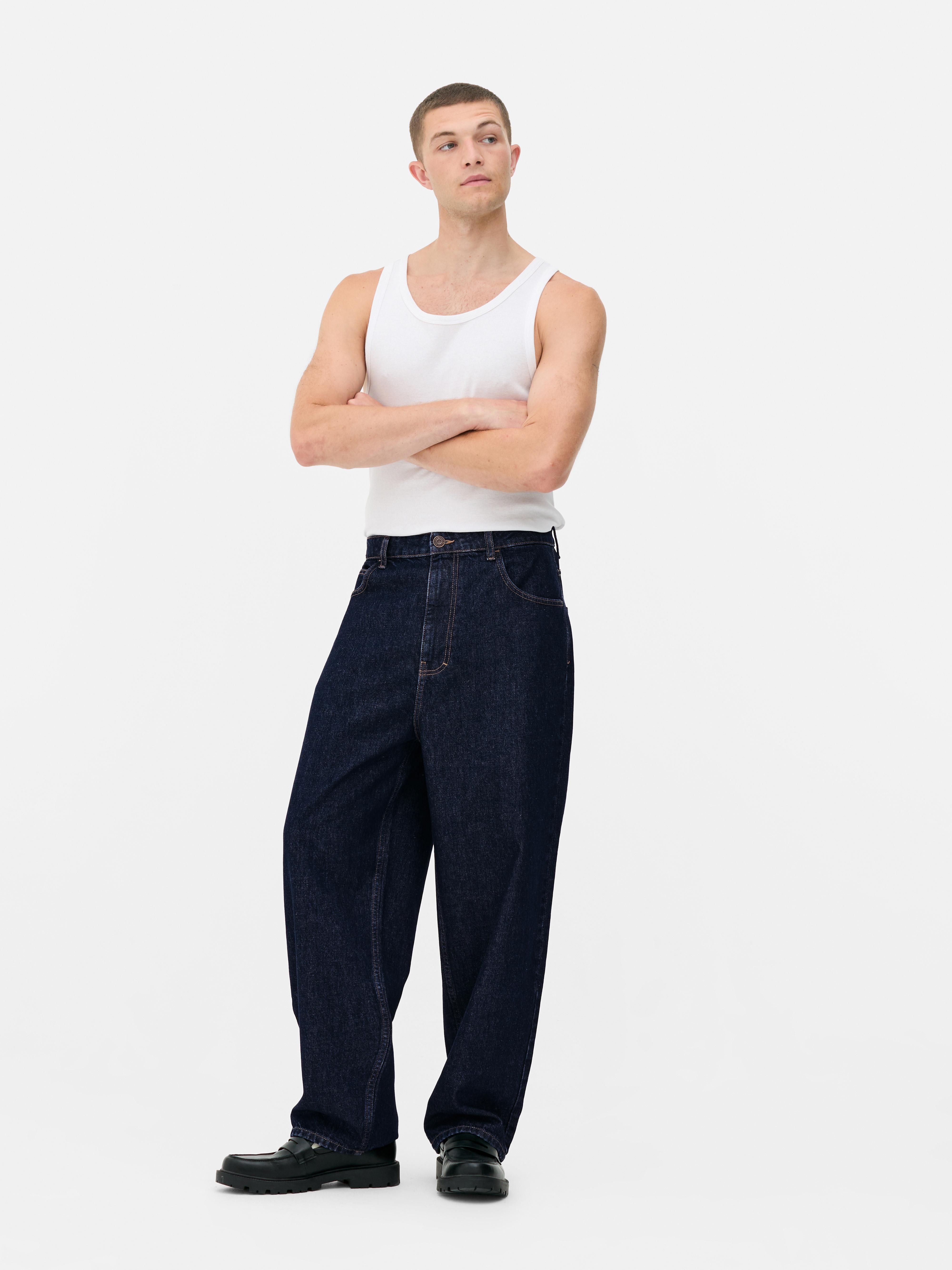 Mid-Rise Baggy Jeans