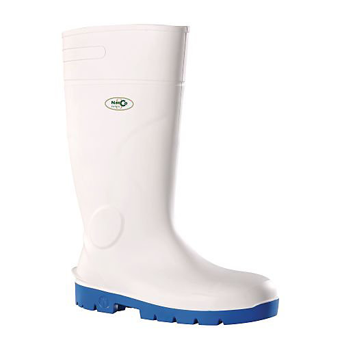 Botte AGRO TECH SEC CI S4 SRC blanc/bleu P37 - NETCO SAFETY - 00A2588-37