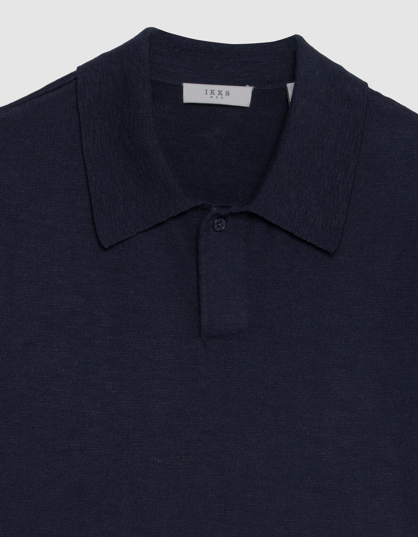 Polo manches courtes vert maille flammée Homme