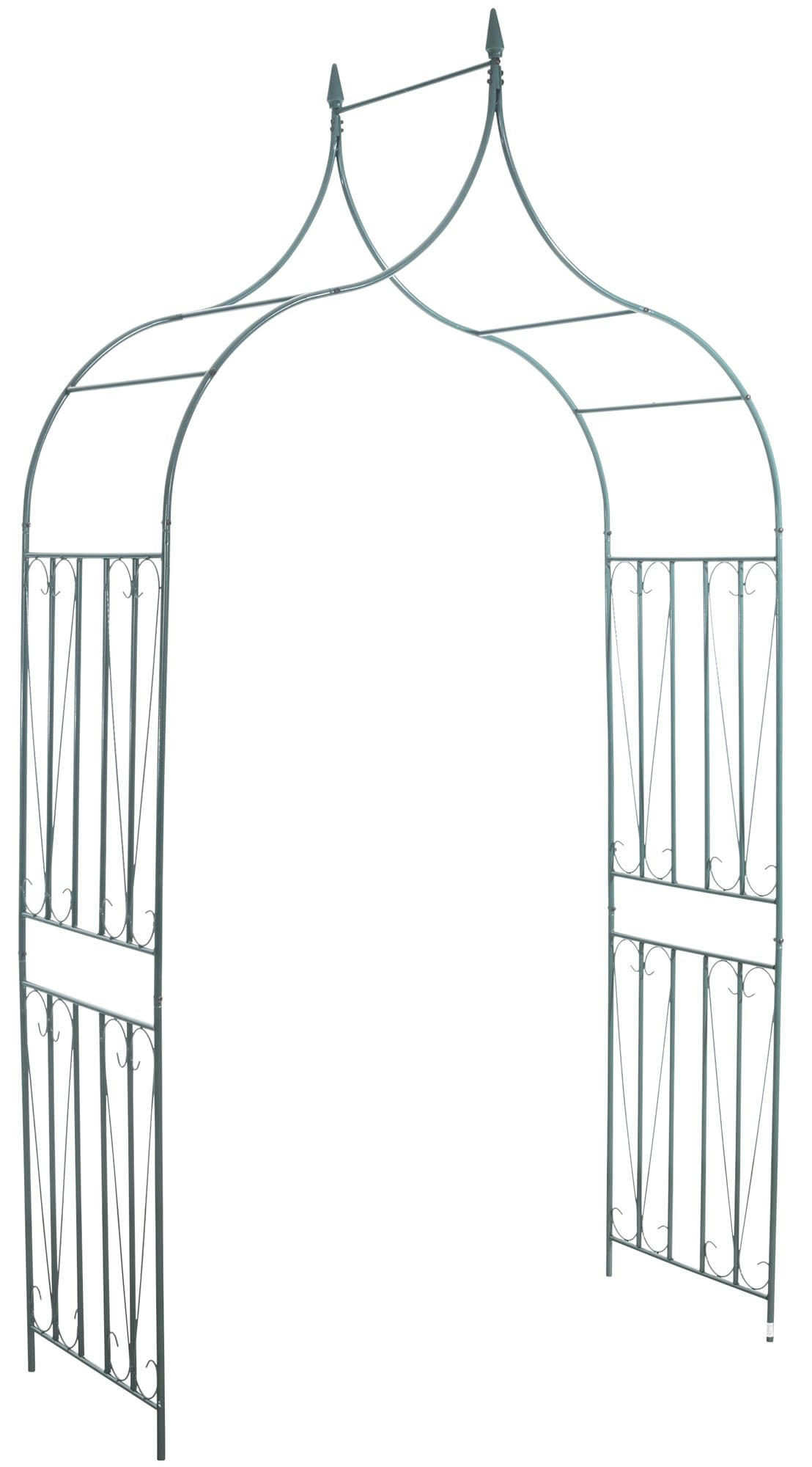 ROSEN - Arche pour plantes grimpantes en métal Vert