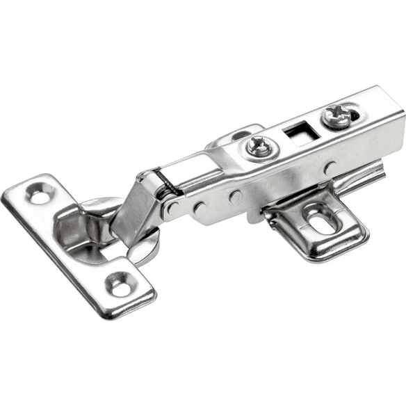 Topfscharnier, Mittelwand, D. 26 mm / Bohrabstand 38 mm, vernickelt