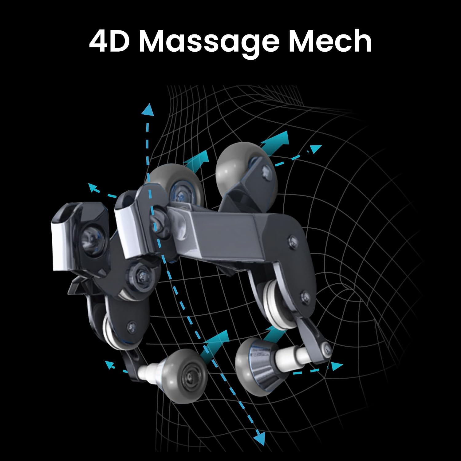 Osaki Vibe 4D l 4D Massage Mechanism l Automatic Body Scan l Deep Calf-Kneading l Space-Saving Technology l 3-Stage Zero Gravity l 32-Cell Full Body Air Massage (Brown)