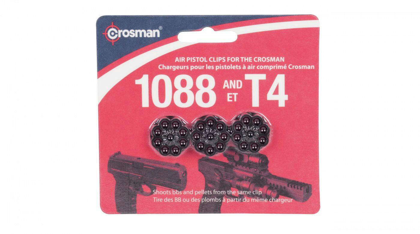 Crosman® 1088 & T4 Pistol Spare Magazines Incl. Three 8-pellet Cylinders