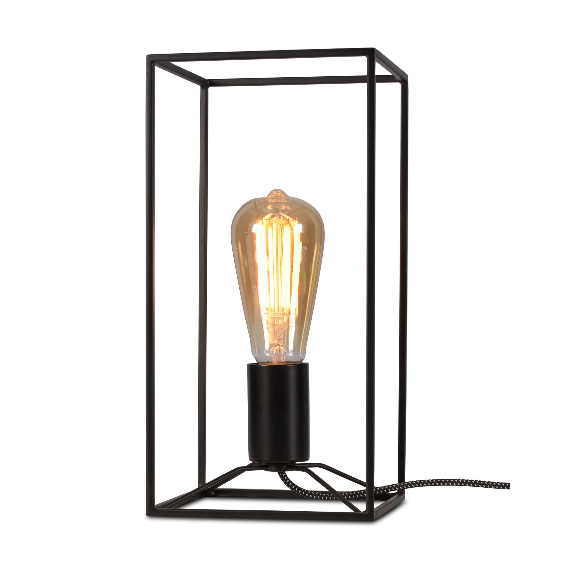 it's about RoMi tafellamp Antwerp - zwart - 15x15x30cm