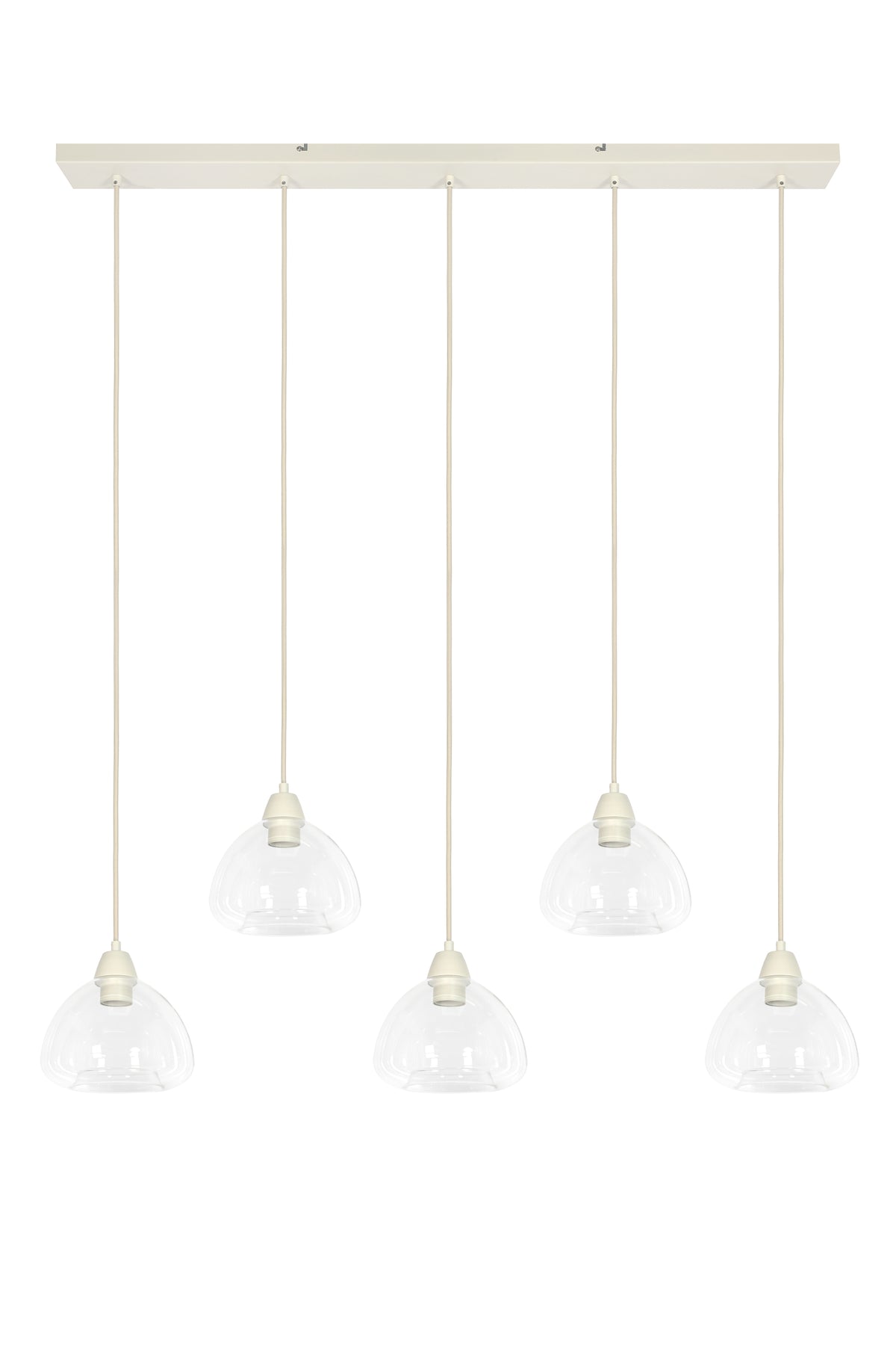 Light & Living hanglamp BISHO - wit - 104x19x14cm
