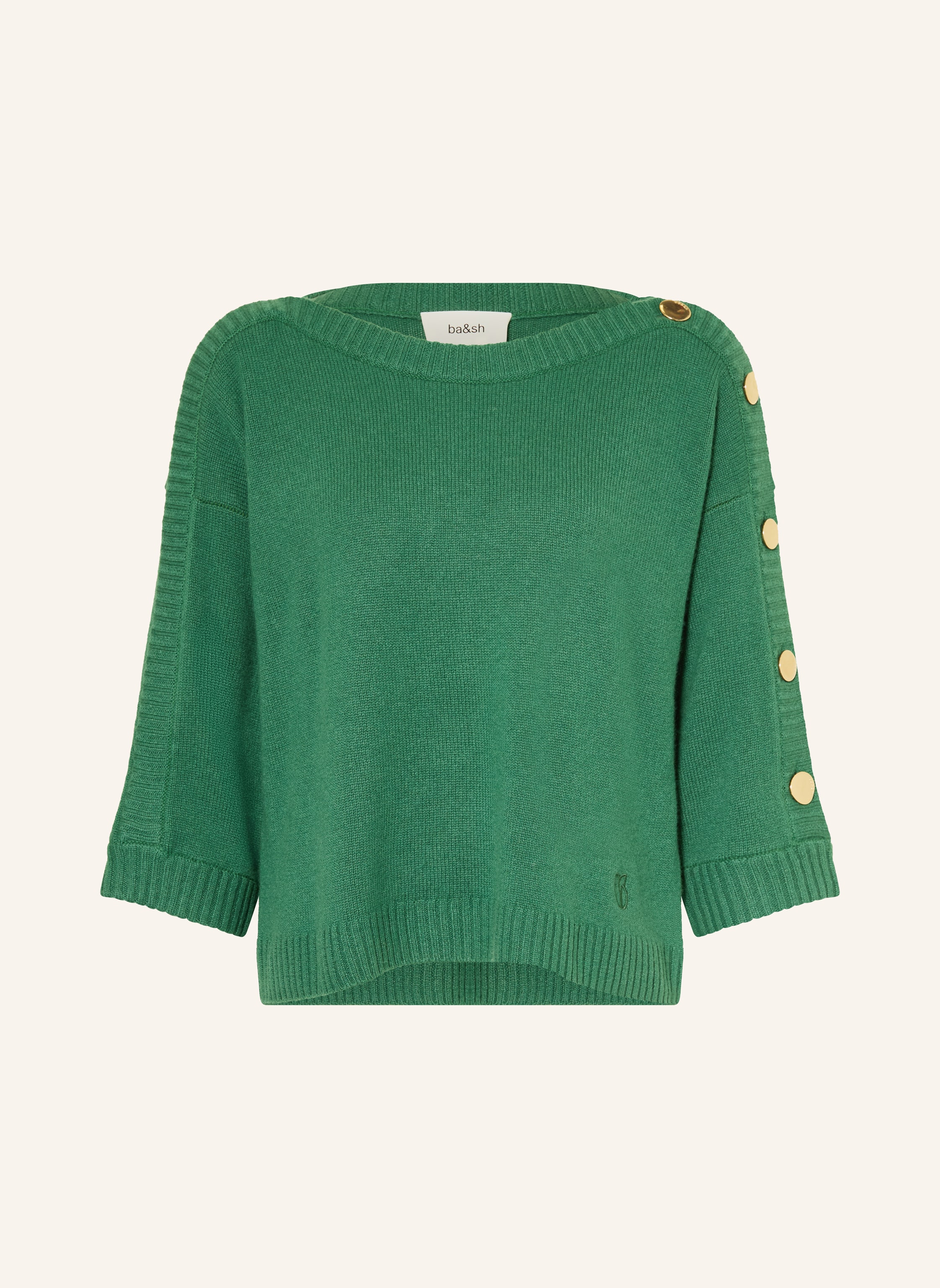 ba&sh Cashmere-Pullover mit 3/4-Arm