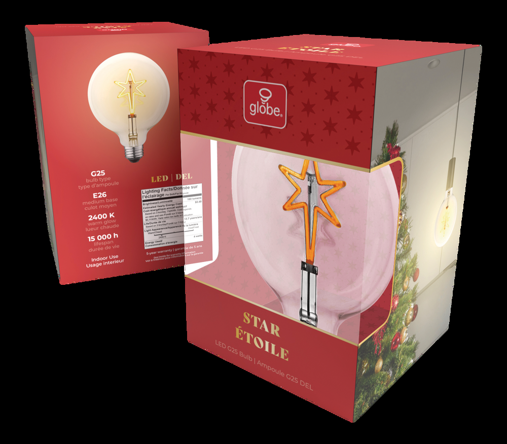 Globe LED Star Bulb