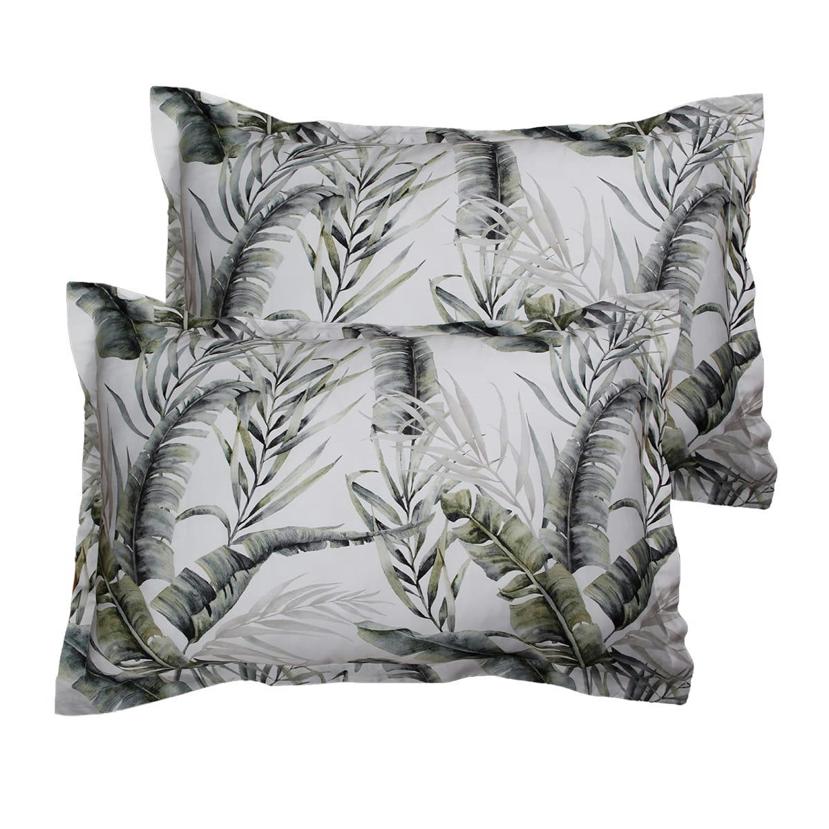 PALMARIVA - Lot de 2 Taies d'oreiller 50x70 cm satin de coton