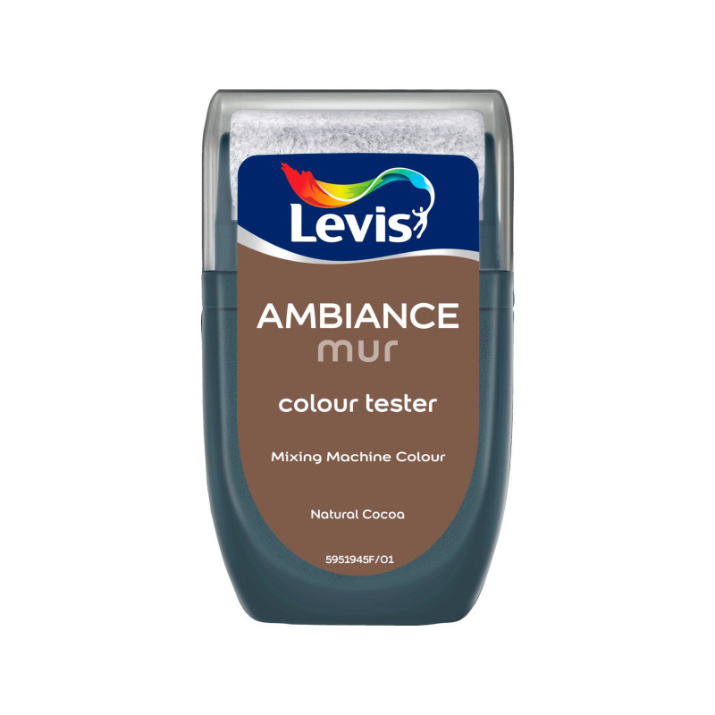 Testeur peinture pour murs Ambiance Natural Cocoa extra mat 0,03 L LEVIS