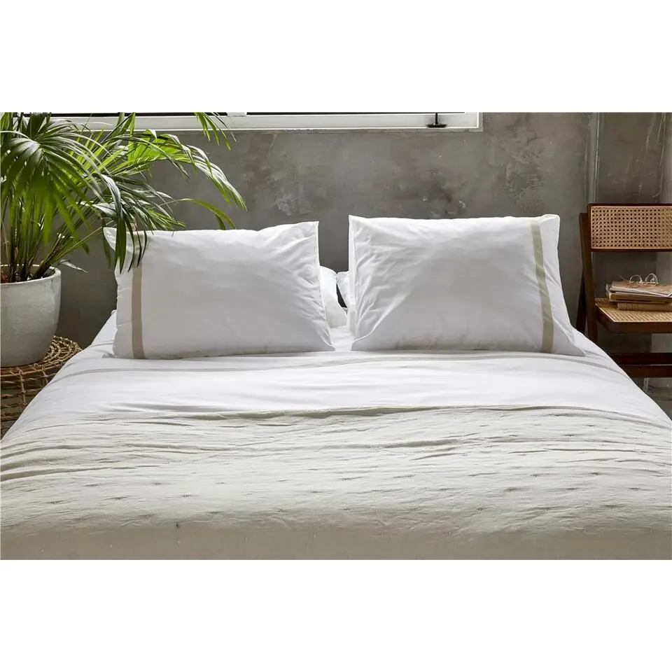 Walra - Dekbedovertrek Timeless Chic - 140x220 cm - Zand