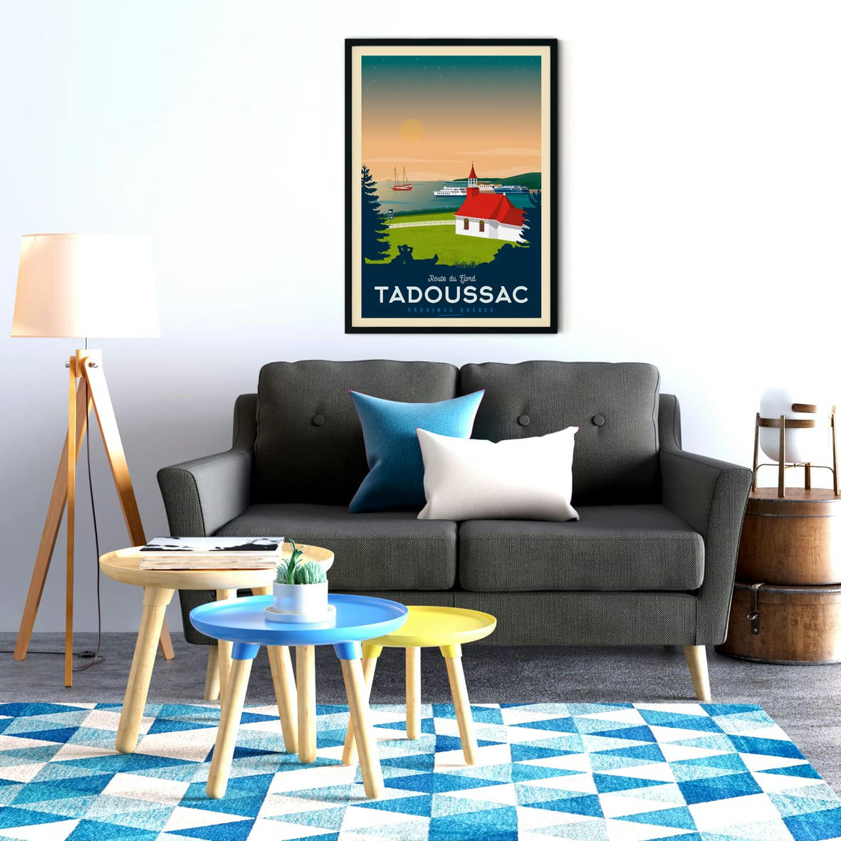 - Affiche Tadoussac  50x70 cm