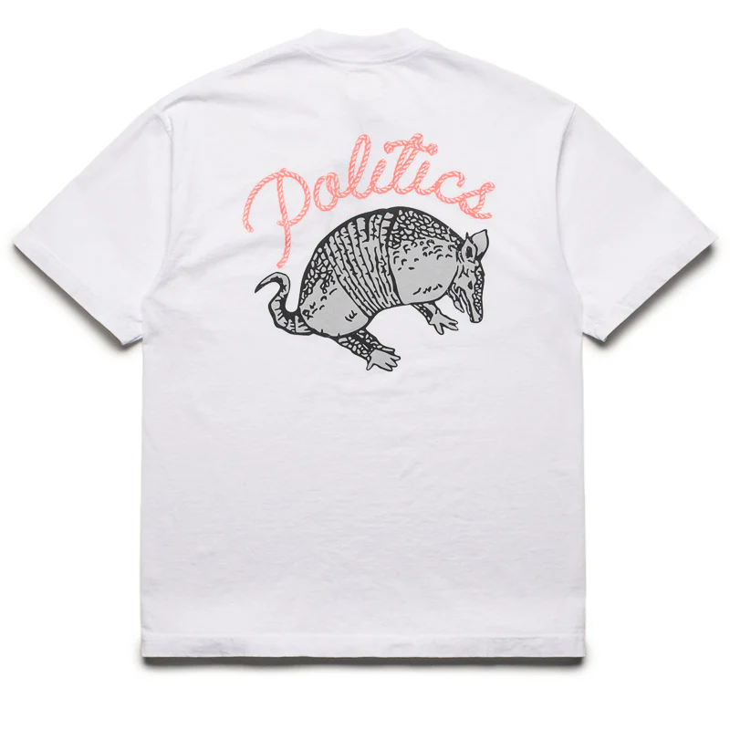 Politics Armadillo Tee - White